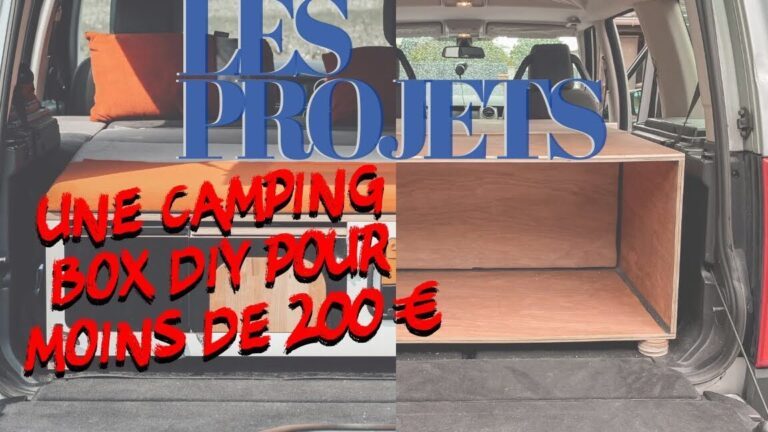 Comment fabriquer sa propre camper box ?