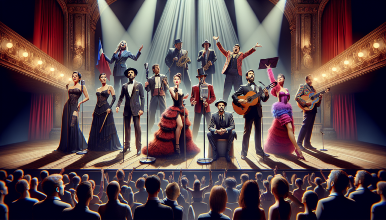 Chanteur en P : Pavarotti, Piaf, Prince, Pascal Obispo. Personnages interprétés en concert sur scène.