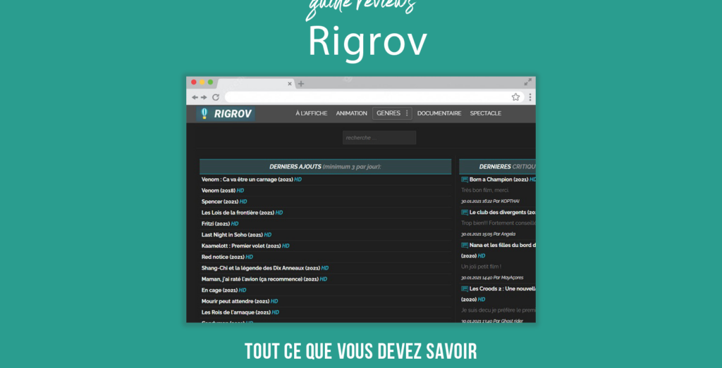 Le monde merveilleux du streaming avec rigrov