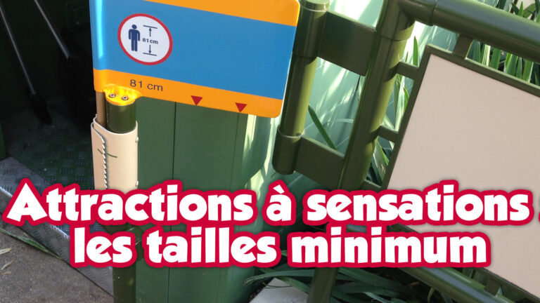 Tout savoir sur les tailles des attractions à Disneyland Paris