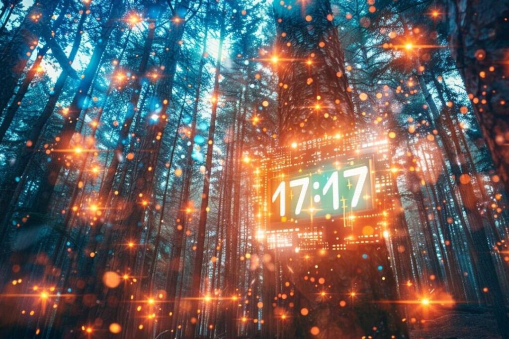 Que signifie apercevoir 17h17 constamment ?