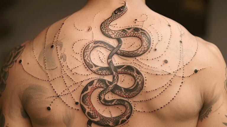 Que symbolise le tatouage de serpent dans différentes cultures ?