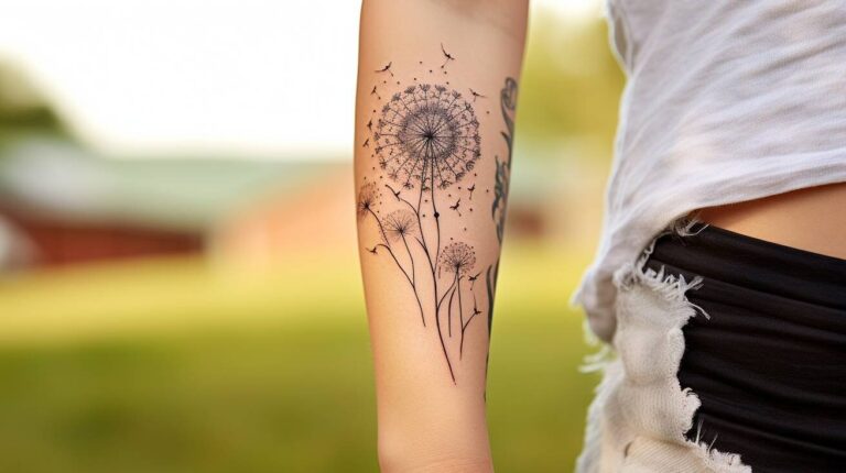 Quelle est la signification derrière un tatouage de pissenlit ?