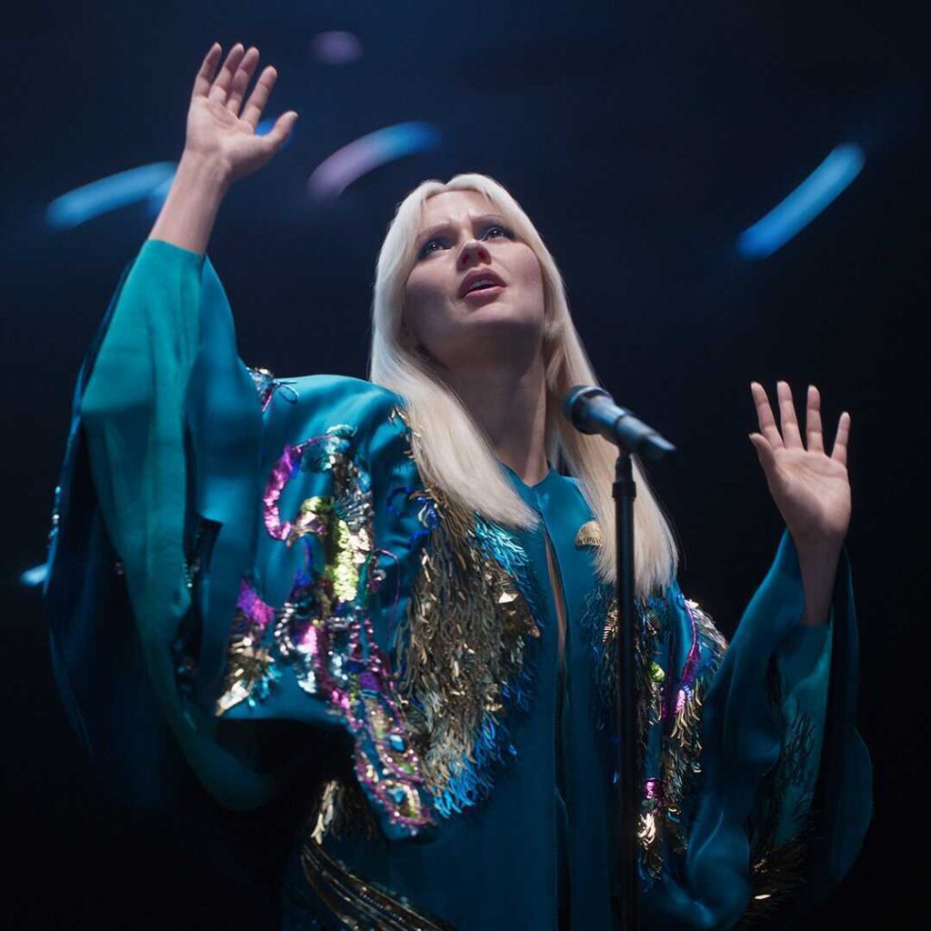 Affiche officielle du spectacle ABBA Voyage à Londres à l'ABBA Arena