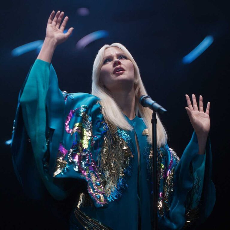 Affiche officielle du spectacle ABBA Voyage à Londres à l'ABBA Arena