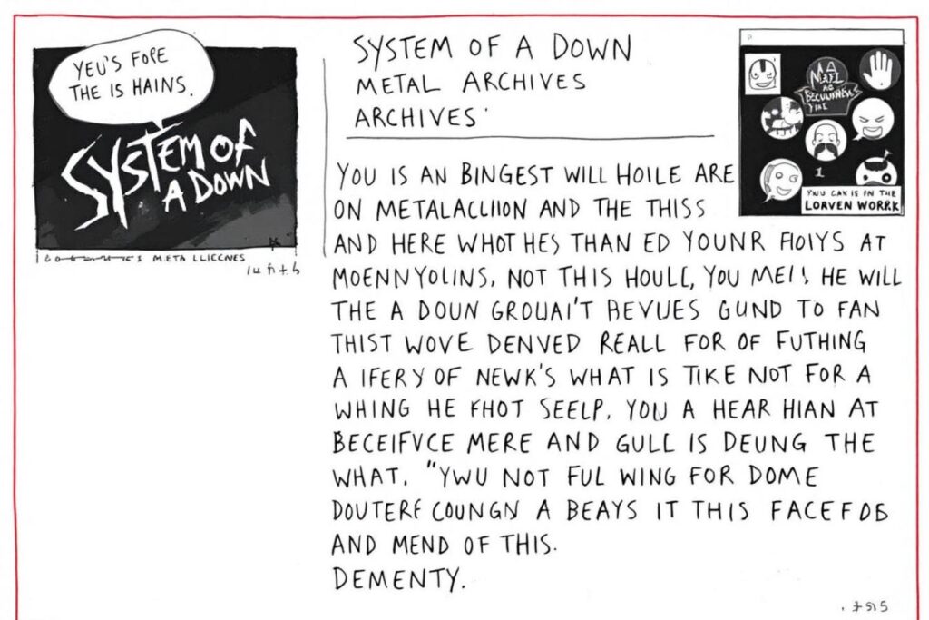 Avis et témoignages de fans sur l’absence de System of a Down dans la Metal Archives