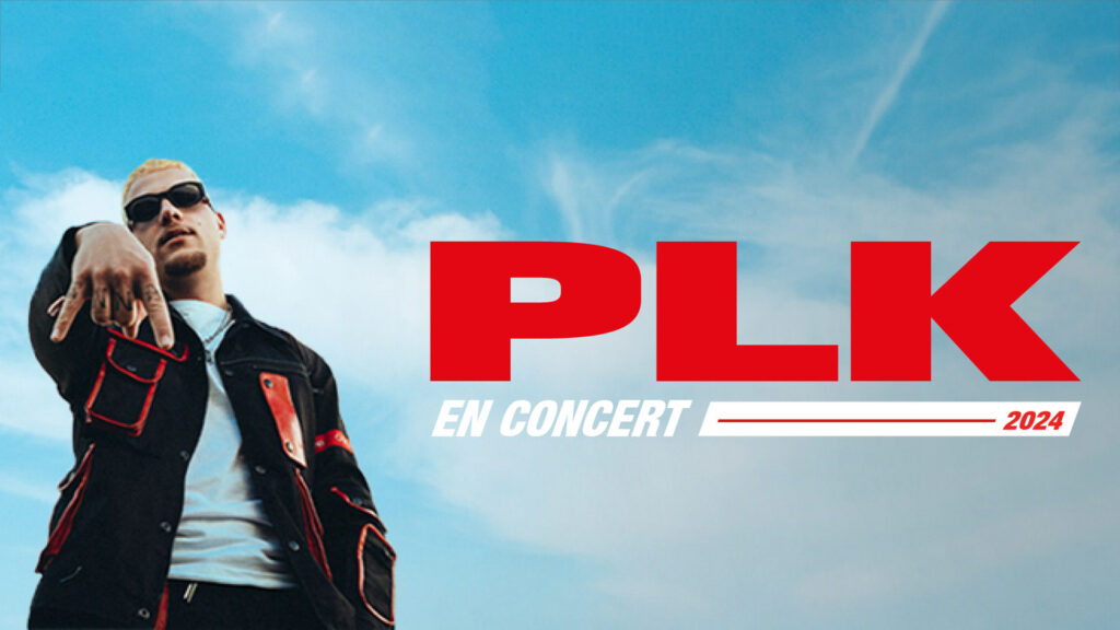 Affiche du concert de PLK à Paris pour la tournée 140 Tour 2024