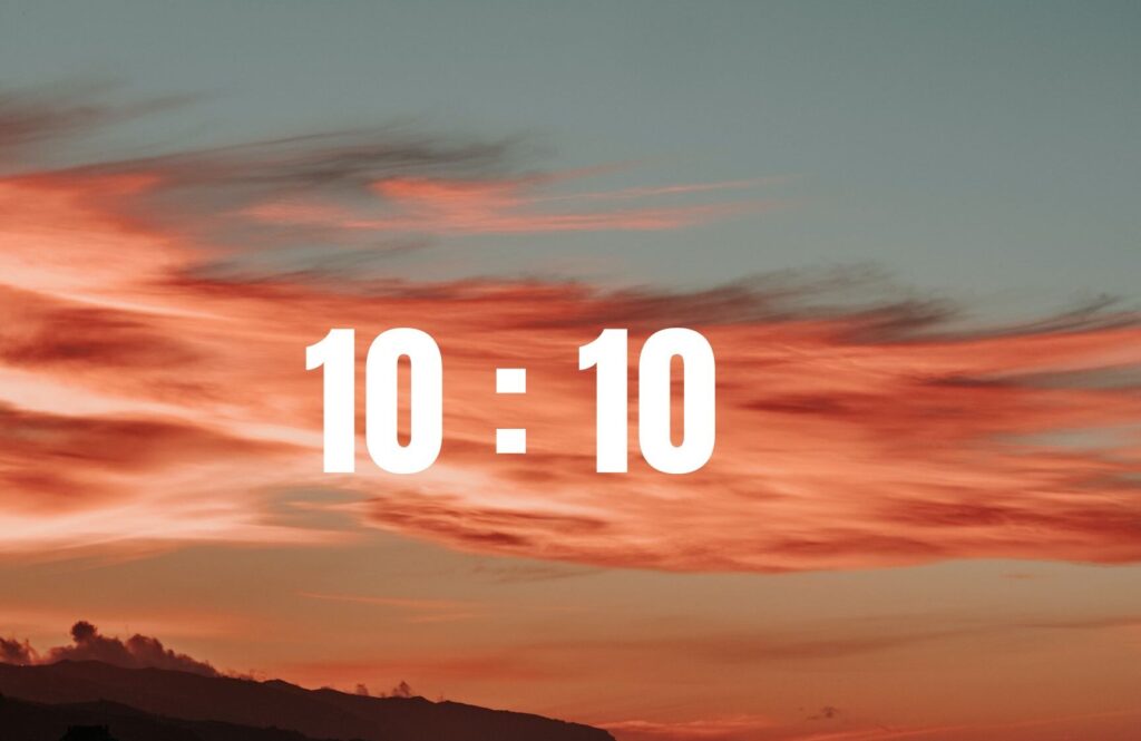 10h10 en amour : quelle est la signification de cette heure miroir ?