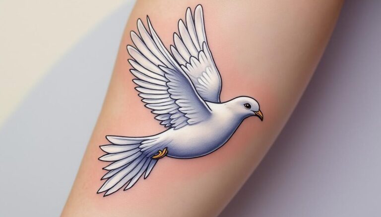 Signification du tatouage de colombe : symbole de paix et liberté ?
