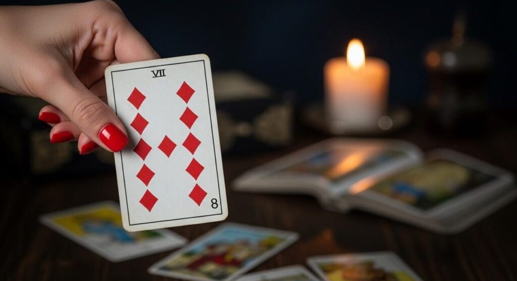 Le 8 de carreau et sa signification profonde dans les cartes à jouer